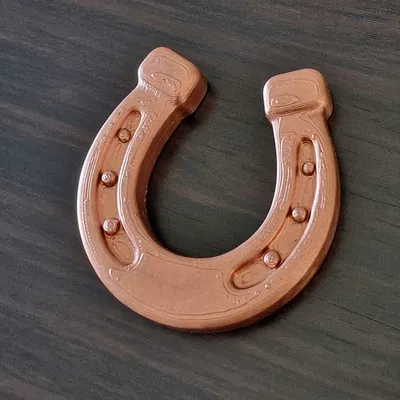 Nam châm hình móng ngựa may mắn trang trí tủ lạnh siêu dễ in