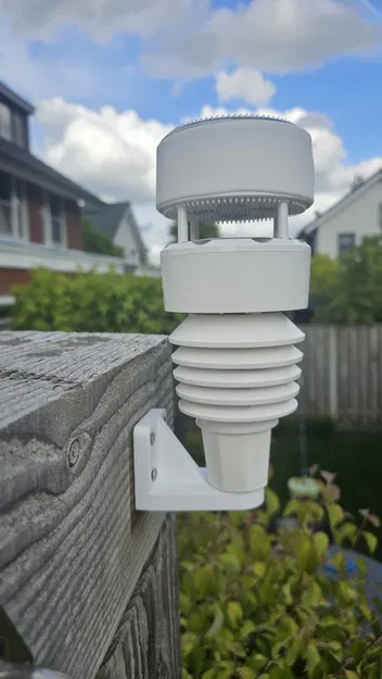 Giá treo tường chắc chắn cho trạm khí tượng Ecowitt WS90 - Image 2