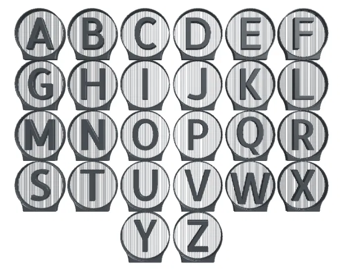 String Art chữ cái cá nhân hoá (đủ 26 chữ) - Image 4