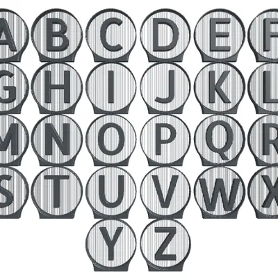 String Art chữ cái cá nhân hoá (đủ 26 chữ)