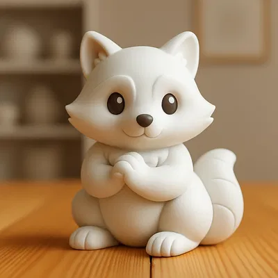 Mô hình chú gấu mèo (Racoon) dễ thương để in 3D trang trí