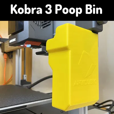 Kobra 3 Poop Bin – Thùng hứng rác cho Anycubic Kobra 3 (không cần support)