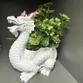 Mô hình in 3D Chậu cây hình rồng trang trí phong cách độc đáo - Thumbnail 1