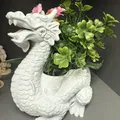 Mô hình in 3D Chậu cây hình rồng trang trí phong cách độc đáo - Thumbnail 2