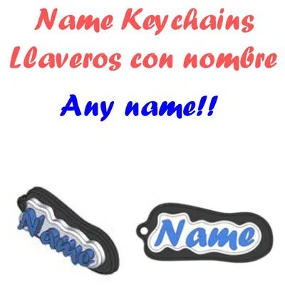 Móc khóa tên / Name Keychains (Llaveros con Nombre)