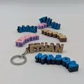 Móc Khóa Tên Khớp Nối (Articulated Name Keychain) - Thumbnail 2