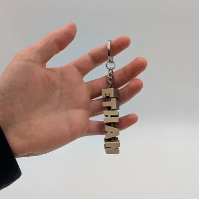 Móc Khóa Tên Khớp Nối (Articulated Name Keychain)