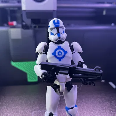 Mô hình 3D Clone Trooper Droidbait (Dummy 13) đầy phong cách