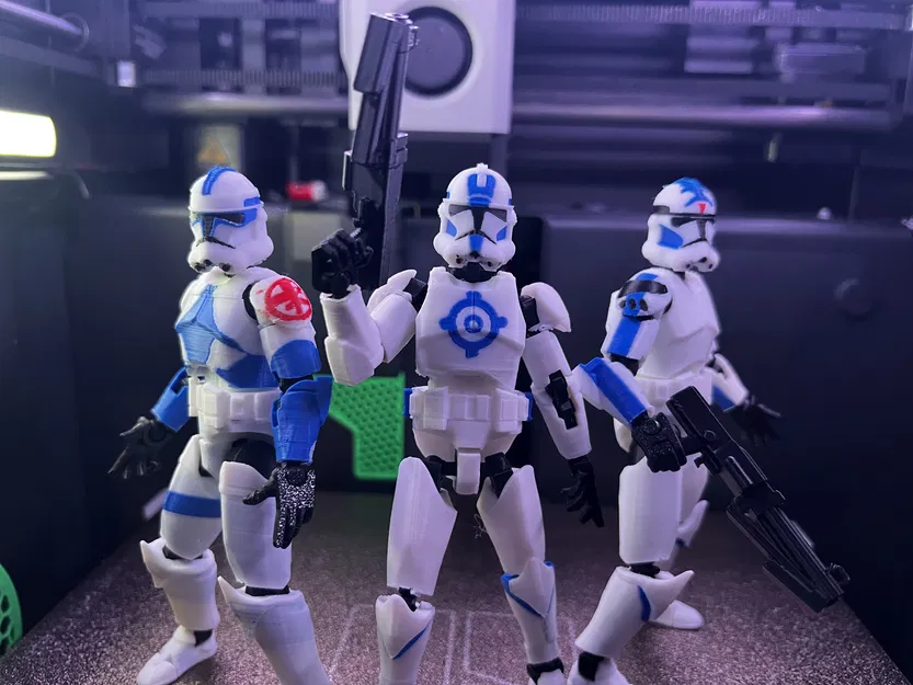 Mô hình 3D Clone Trooper Droidbait (Dummy 13) đầy phong cách - Image 4