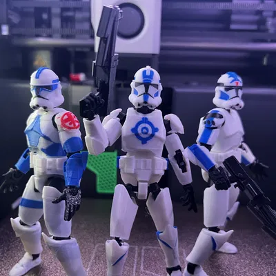 Mô hình 3D Clone Trooper Droidbait (Dummy 13) đầy phong cách