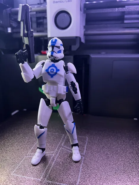 Mô hình 3D Clone Trooper Droidbait (Dummy 13) đầy phong cách - Image 7