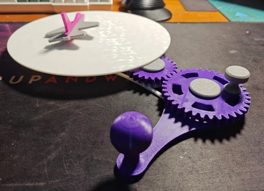 Bàn xoay thủ công cho 3D scanner hoặc sơn (Manual Turntable) - Image 3