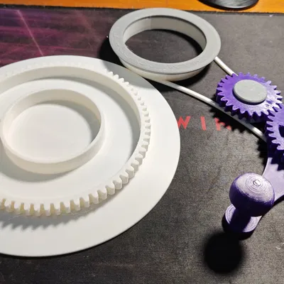 Bàn xoay thủ công cho 3D scanner hoặc sơn (Manual Turntable)