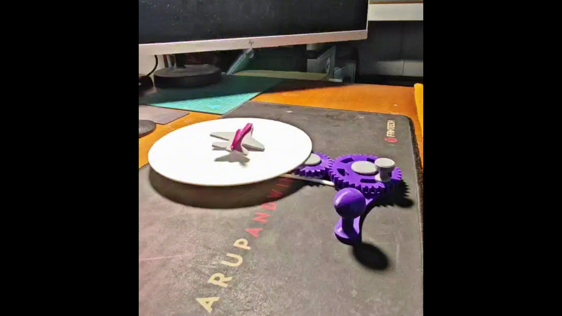 Bàn xoay thủ công cho 3D scanner hoặc sơn (Manual Turntable) - Thumbnail 5