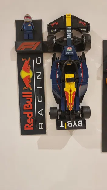 Giá treo tường 3D cho mô hình Lego F1 Red Bull Speed Champions - Image 2