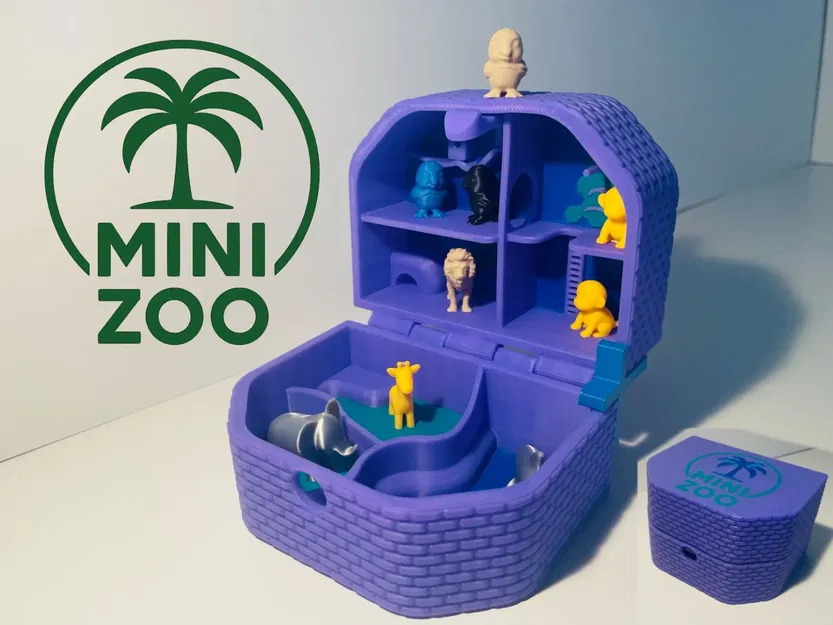 Mini Zoo - Mô hình sở thú tí hon dễ thương cho bé yêu - Image 1