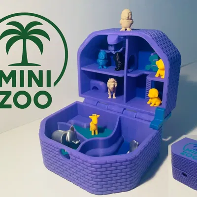 Mini Zoo - Mô hình sở thú tí hon dễ thương cho bé yêu