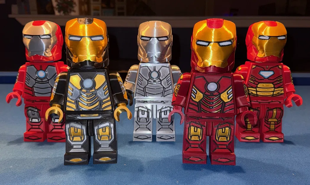 Iron Man Brick MegaFigures tuỳ biến (tỷ lệ 5:1) - Image 1