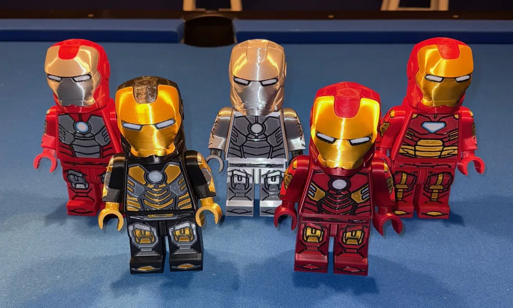 Iron Man Brick MegaFigures tuỳ biến (tỷ lệ 5:1) - Image 2