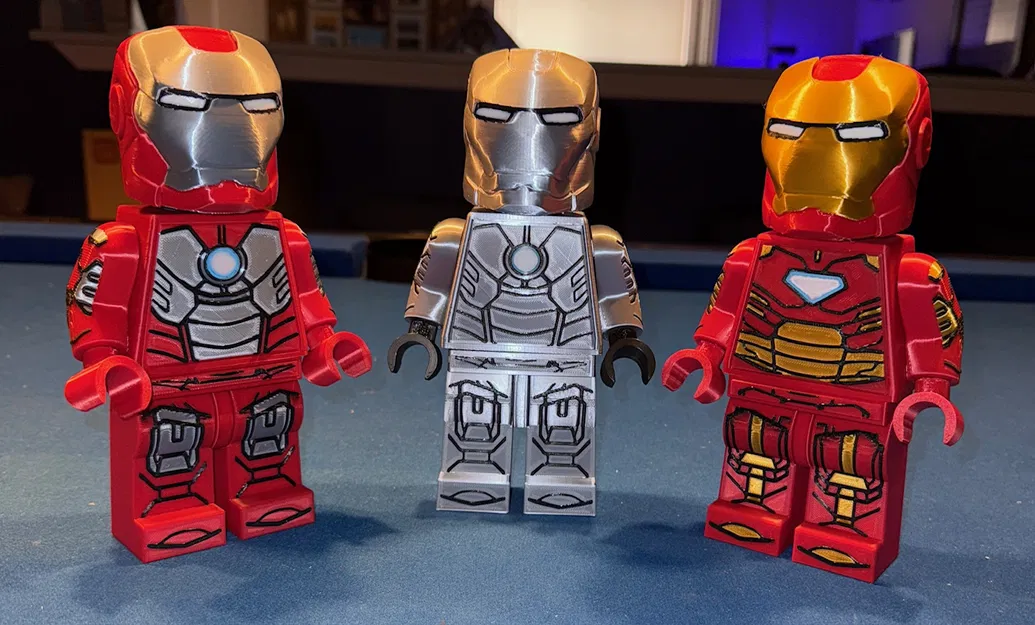 Iron Man Brick MegaFigures tuỳ biến (tỷ lệ 5:1) - Image 4