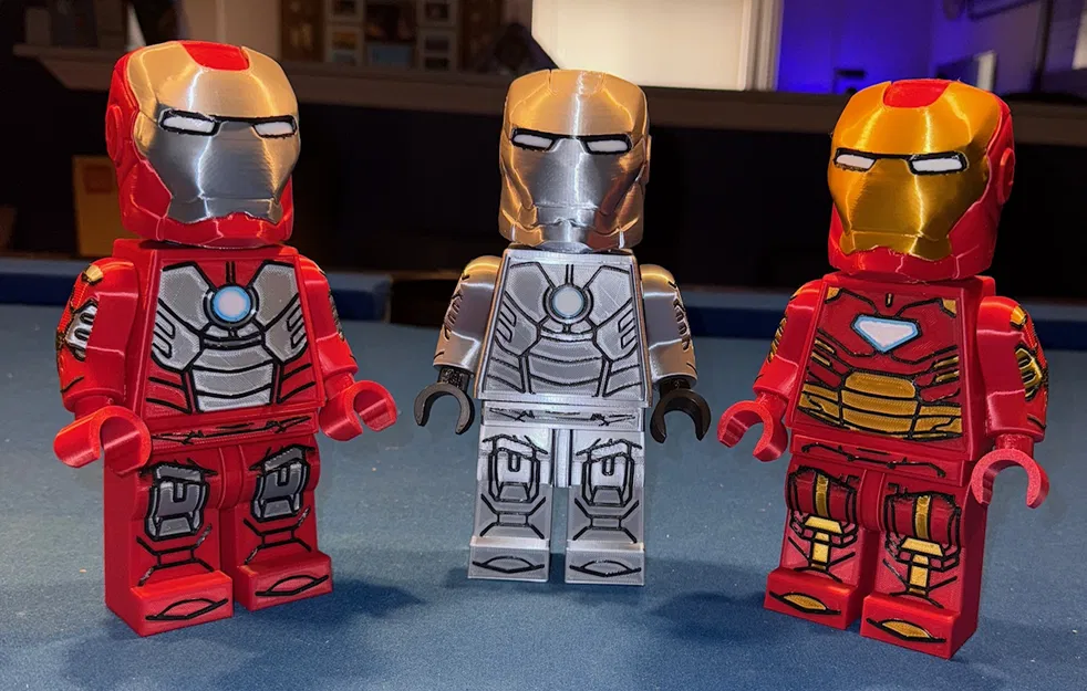 Iron Man Brick MegaFigures tuỳ biến (tỷ lệ 5:1) - Image 17