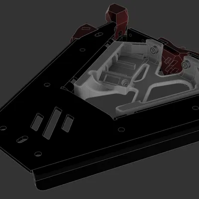 Voron V0 / V0.1 / V0.2 / R1 Kirigami Bed Brace + Fan