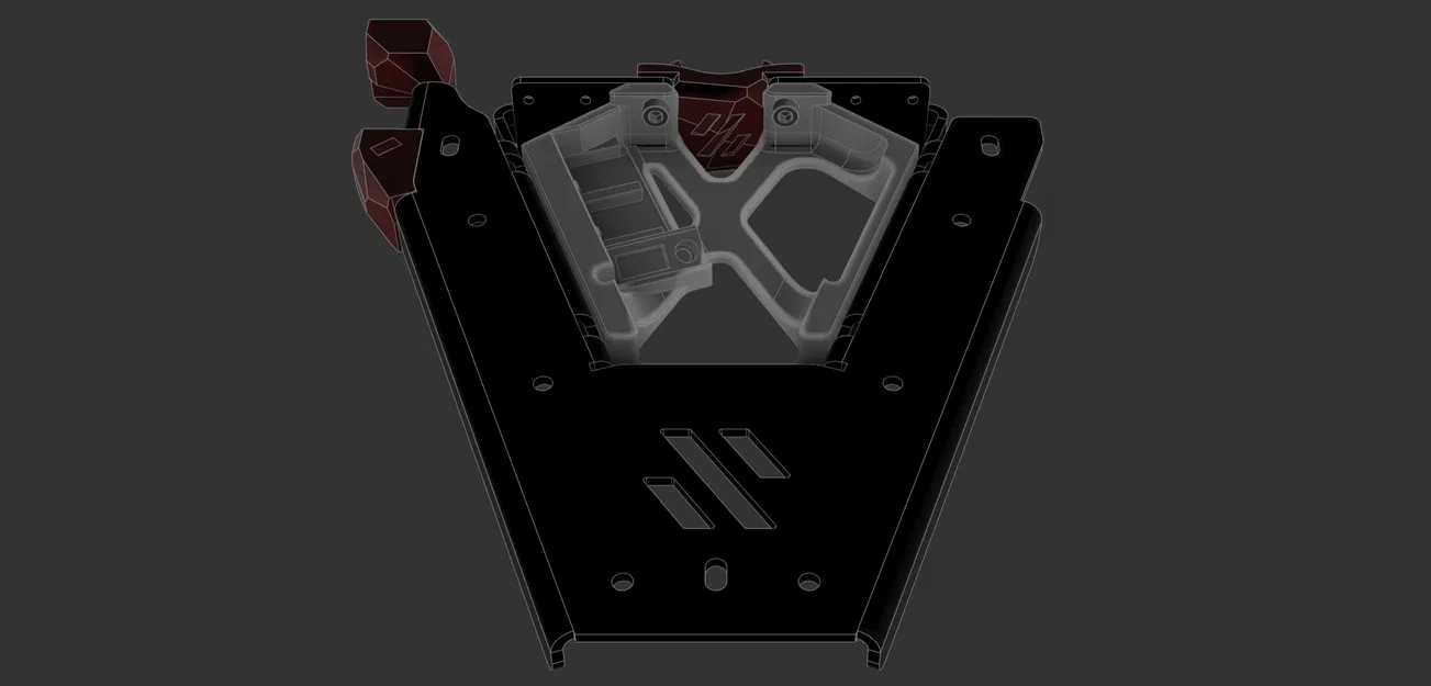 Voron V0 / V0.1 / V0.2 / R1 Kirigami Bed Brace + Fan - Image 4