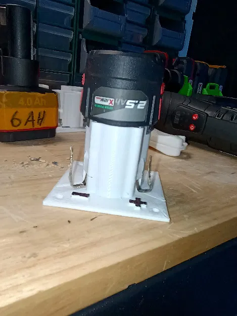 Đế giữ pin Parkside 12V (Adapter DIY) - Image 6