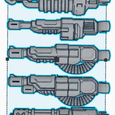 Bộ phụ kiện cánh tay súng (Blaster Arms) cho mô hình Mini 13