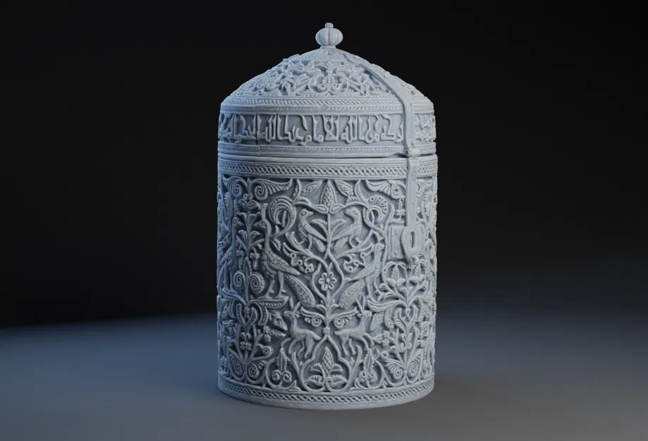 Mô hình Pyxis of Zamora: Kiệt tác ngà voi từ thời Caliphate - Image 1