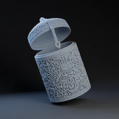 Mô hình Pyxis of Zamora: Kiệt tác ngà voi từ thời Caliphate