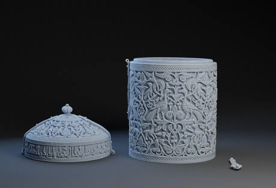 Mô hình Pyxis of Zamora: Kiệt tác ngà voi từ thời Caliphate - Image 3