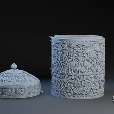 Mô hình Pyxis of Zamora: Kiệt tác ngà voi từ thời Caliphate