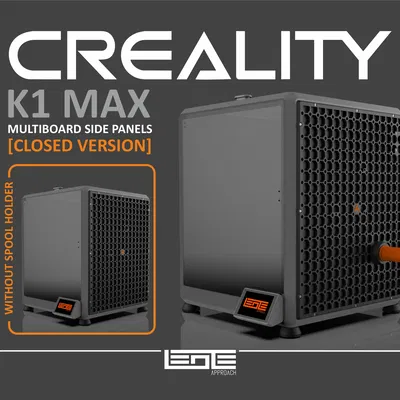 CREALITY K1max - TẤM ỐP MULTIBOARD [DẠNG KÍN + GIÁ ĐỠ CUỘN DÂY]