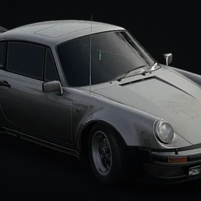 Mô hình xe Porsche 911 (1975) cổ điển cực đẹp cho in 3D