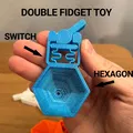 Đồ chơi Fidget Đôi – Công tắc & Lục giác xoắn - Thumbnail 1