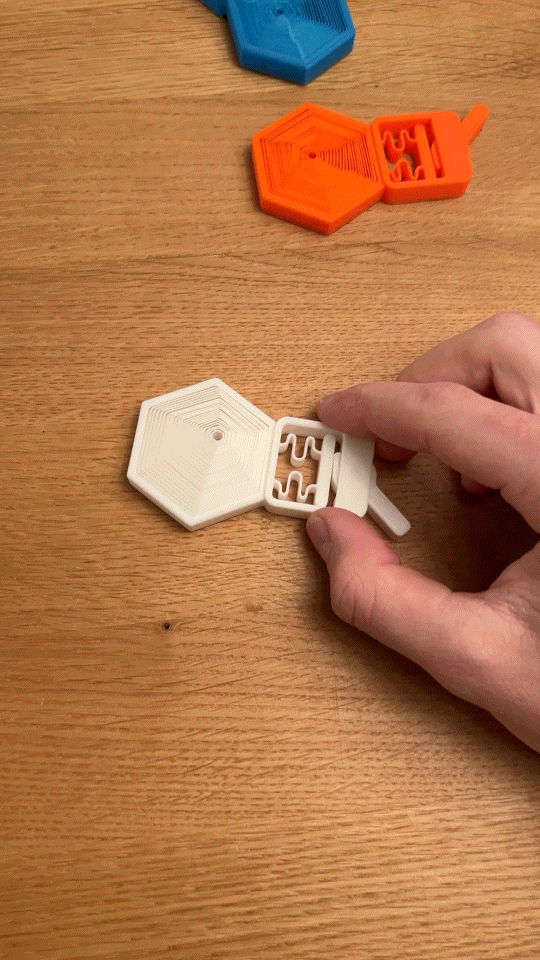 Đồ chơi Fidget Đôi – Công tắc & Lục giác xoắn