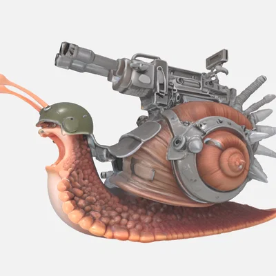 Mô hình 3D Ốc sên Chiến binh (Caracol de Guerra) độc đáo