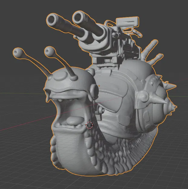 Mô hình 3D Ốc sên Chiến binh (Caracol de Guerra) độc đáo - Image 4