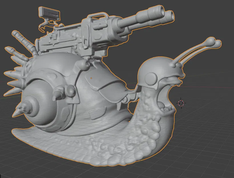 Mô hình 3D Ốc sên Chiến binh (Caracol de Guerra) độc đáo - Image 5