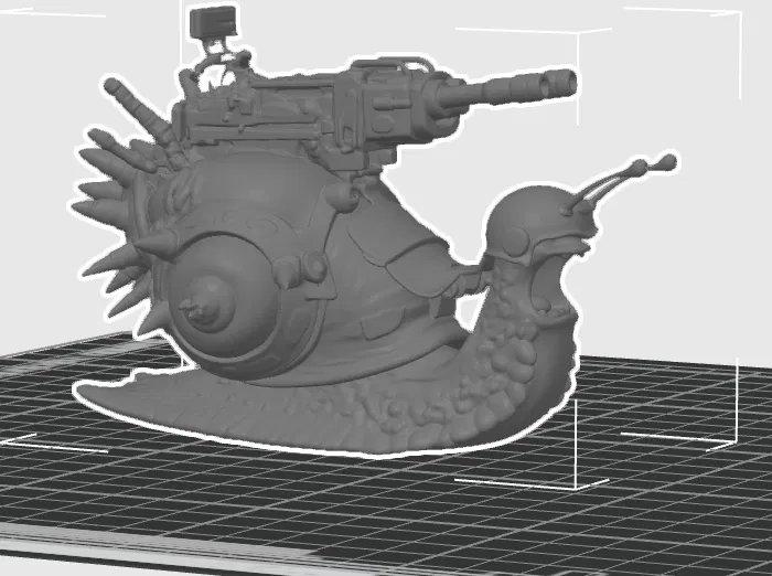 Mô hình 3D Ốc sên Chiến binh (Caracol de Guerra) độc đáo - Image 7