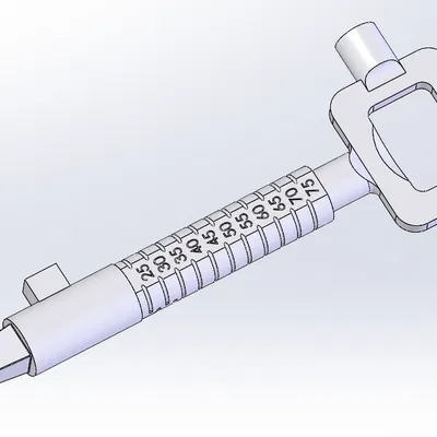 Bauschlüssel - Chìa khóa kiến trúc hỗ trợ đo kích thước xi lanh cửa