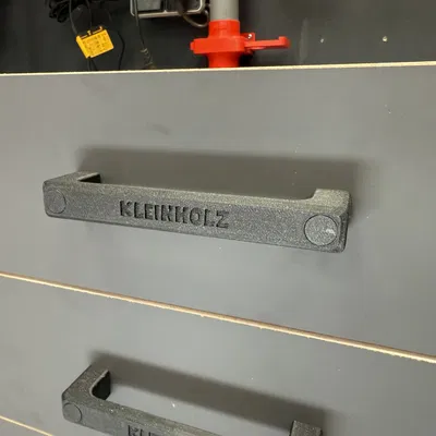 Tay nắm tủ in 3D hiện đại có nắp che ốc vít thẩm mỹ cao