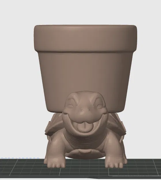 Chậu cây hình chú rùa đang cười cực chất - Image 3