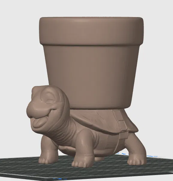 Chậu cây hình chú rùa đang cười cực chất - Image 4