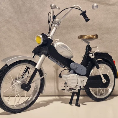 Mô hình xe cổ Puch MV50 1974 tỷ lệ 1:8 - Dự án in 3D cực chất