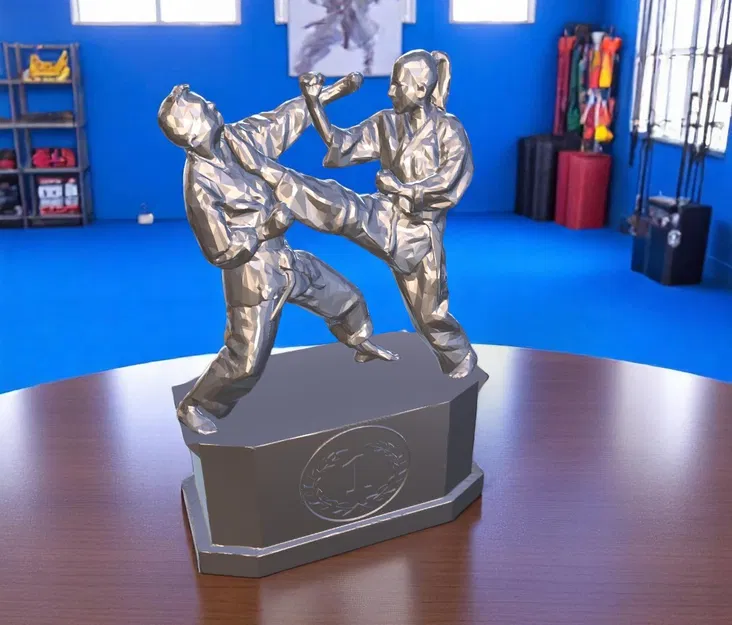 Tượng thưởng giải đấu Karate - Hạng 1, 2 & 3 - Image 1