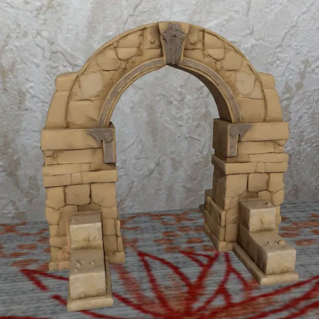 Cổng Thành DND (In FDM không cần support, tối ưu in và sơn dễ dàng) - Image 1