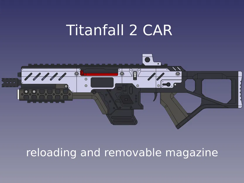 Mô hình súng CAR từ Titanfall 2 (Tỷ lệ 1:1) - Image 1