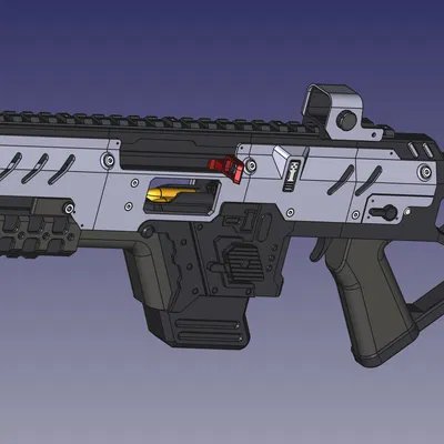 Mô hình súng CAR từ Titanfall 2 (Tỷ lệ 1:1)